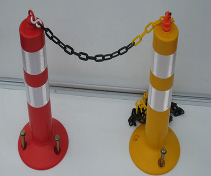 柔性防护新选择 75公分高弹警示柱的专业解析与应用